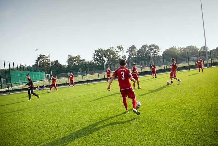 Murat Kocapinar at football training