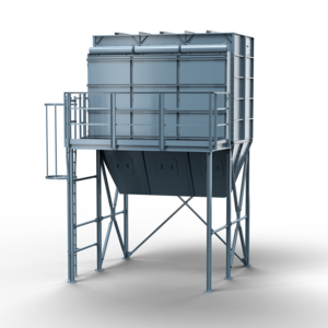Example illustration of an oval bag filter