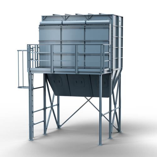Example illustration of an oval bag filter