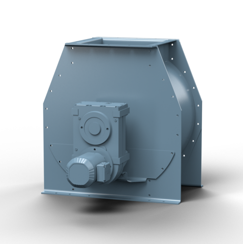 Example illustration of a rotary airlock