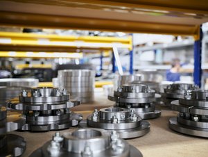 Spare parts warehouse of the company Venti Oelde