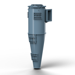 Example illustration of a cyclone separator