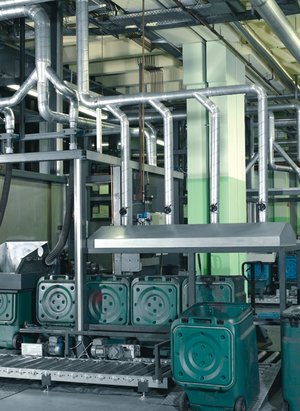 Extraction of solvent-based vapours