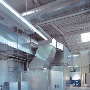Centralised ventilation and extraction with heat recovery
