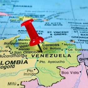 [Translate to Englisch:] Karte von Venezuela