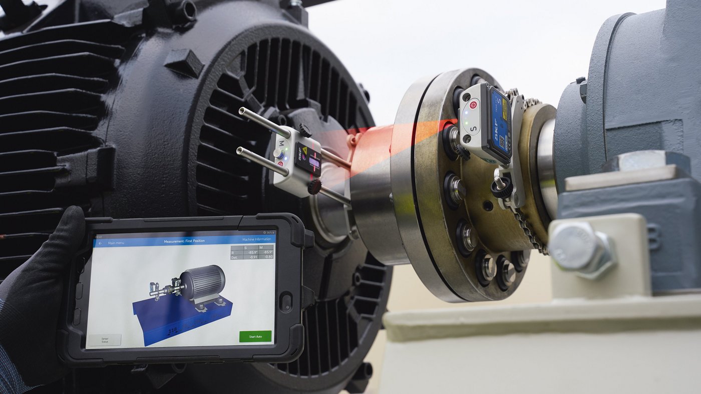 [Translate to Englisch:] Laserkalibrierung des Ventilatorantriebs