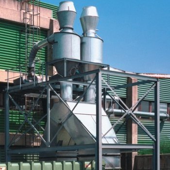Disposal of waste paper from cutters 