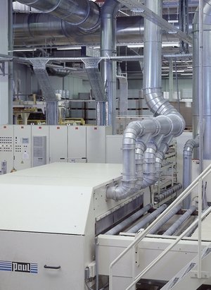 Extraction of a production line