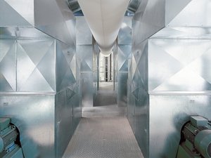 Air circulation systems for printing machines