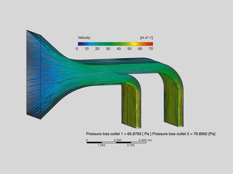 Graphic: Optimised design of streamlines